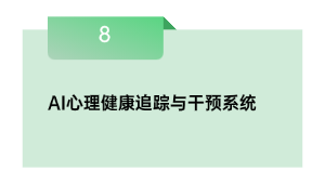 AI心思安康追踪与干涉干与体系