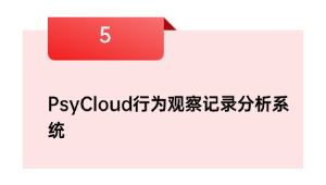 PsyCloud行动察看记实阐发体系