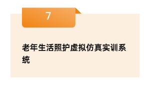 老年糊口照护假造仿真实训体系