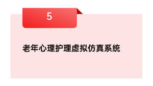 老年心思照顾护士假造仿真体系