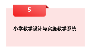 小学讲授设想与实行讲授体系